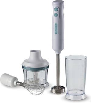 Ariete Frullatore ad Immersione 601 + Tritatutto Bianco Celete 700w